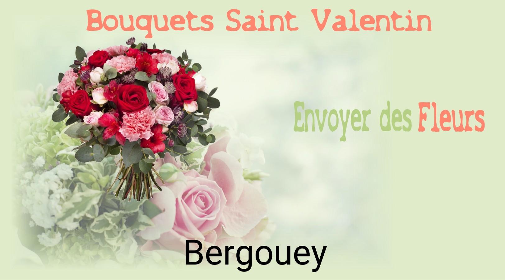 Roses de Saint-Valentin livrées à Bergouey